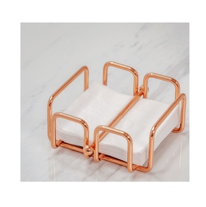 Beau porte-mouchoirs en fil métallique pour la cuisine et la salle de bain avec un design élégant fabriqué à la main et un cadre en fil métallique robuste - Product Image 2