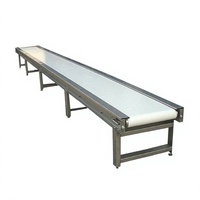 Zonlichtbestendige, op maat gemaakte, food-grade PVC transportband met dubbele laag en verstelbare snelheid voor de verwerking en transport van fruit en vis.
