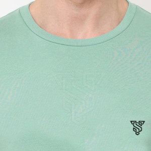 Nouveaux ensembles de survêtements d'hiver pour hommes, 100 % coton, respirants et en tissu épais uni, logo personnalisé, grandes tailles, vente en ligne - Product Image 5