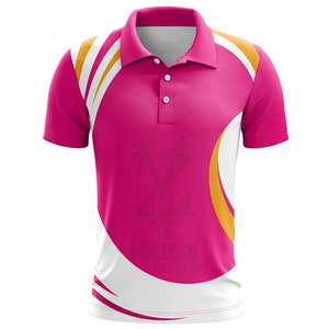 Camiseta de Golf Personalizada 2023 para Hombre, Manga Corta, Antiarrugas, Secado Rápido, Transpirable, Algodón/Fibra de Bambú, Diseño Sólido, Tejido de Punto - Product Image 2