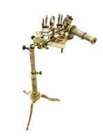 Premium 3 Inches Solid Brass V-Shaped Sextant Tripod Stand Durable Nautical Instrument Marine Navigation Wholesale Boat Gifts