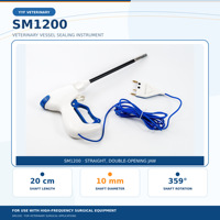YYF SM1200 Pince de scellement vasculaire bipolaire vétérinaire 10 mm 20 cm, réutilisable, autoclavable, instrument endoscopique pour chirurgie vétérinaire