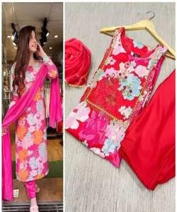 Fusion culturelle: Salwar Kameez femmes pakistanaises indiennes-Découvrez la fusion des styles indien et pakistanais pour une garde-robe unique - Product Image 3