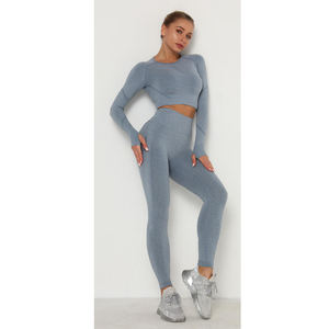 Vêtements de fitness et d'entraînement Longueur régulière Ensemble de yoga pour femmes Top Tendance Dernière arrivée Ensembles de yoga légers - Product Image 1