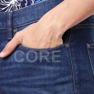 Nouvelle arrivée de pantalons slim en jean pour hommes avec logo personnalisé disponible en différentes couleurs de pantalons pour hommes - Product Image 6