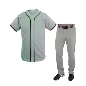 Gran oferta 2025/2026, camisetas de uniforme de béisbol para adultos, tela de poliéster 100% transpirable personalizada, bordado personalizado de talla grande Atlanta - Product Image 2