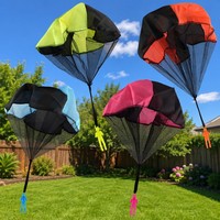 Ensemble de jeu de parachute à lancer à la main pour l'extérieur, idéal pour les fêtes en jardin et au parc, amusant pour les enfants, fabricant OEM, vente en gros