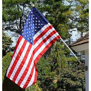 American <b>Flag</b> 3x5 Sleeve Outdoor US <b>Flag</b> Embroidered Stars Durable Nylon <b>Flags</b> with Embroidered Stars, Sewn Stripes - Product Image 1