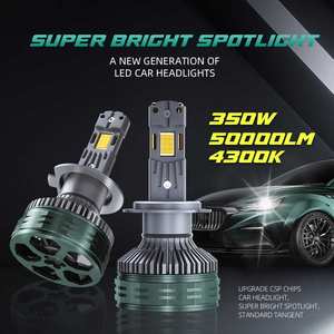 Venta al por mayor 4300K Led faros 350W 50000LM 9005 9006 H4 H7 H11 coche Led faros delanteros de luz - Product Image 4