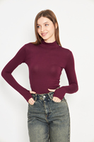 ROPA INTERIOR DE CUERPO DE MANGA LARGA DE CUELLO ALTO ROPA INTERIOR DE MUJER