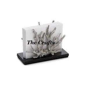 Porte-papier de soie en aluminium et en marbre Porte-mouchoir de conception avantageuse pour la vaisselle de mariage et de fête - Product Image 6