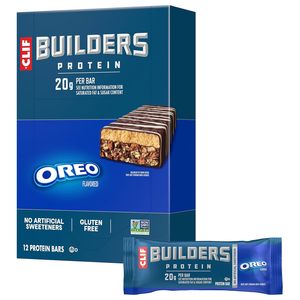 CLIF BUILDERS Protein <b>Bars</b> - OREO-Flavored - 20g Plant Based Protein 2.4 oz. (12 Pack) - Product Image 4