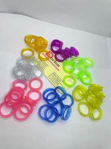 Tijera de pelo profesional sostenible de alta calidad, insertos de anillos de dedo para peluqueros, tijeras de peluquero hechas de silicona suave - Product Image 5