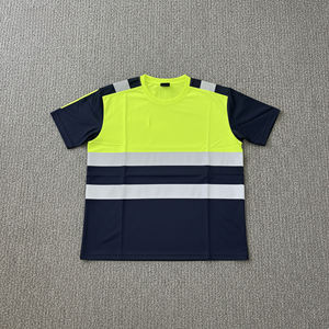 Camiseta de Trabajo de Alta Visibilidad, Resistente, de Seguridad, Reflectante, de Alta Calidad, 100% Poliéster - Product Image 4
