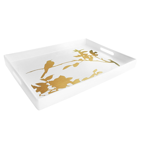 Bandeja de bambú de madera lacada hecha a mano de alta calidad con asas, nuevo diseño para servir comedor, decoración del hogar, importación de Vietnam - Product Image 3