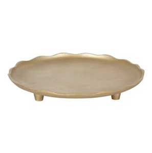 Designer créatif fait à la main en aluminium plaqué argent plateau de service en métal d'excellente qualité plateau décoratif pour la maison taille personnalisée - Product Image 5