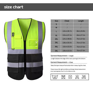 Personalizado Multi-Bolsillo Hi Vis Reflectante Seguridad impermeable de secado rápido gran variedad Ropa Sin mangas Chaqueta DE SEGURIDAD Chaleco - Product Image 2