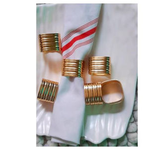 Forma cuadrada elegante servilletero corbata soporte de tejido hecho de Metal hierro servilletero de tejido para suministros de Hotel - Product Image 4