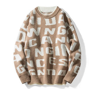 Suéteres de Punto Personalizados al por Mayor para Otoño e Invierno, Casuales, Transpirables, 100% Algodón, para Hombre, Talla Grande, Secado Rápido, Manga de Mariposa - Product Image 5