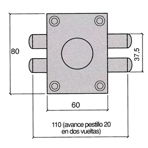 Serratura Ucem 4111-hb/60 - Product Image 2