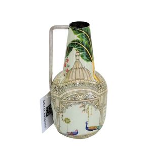 Florero de metal hecho a mano elegante Florero decorativo hecho a mano de lujo moderno para el hogar elegante De - Product Image 4