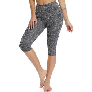 Women Solid Calf-Length Yoga & Gym <b>High</b> <b>Waist</b> Breathable Quick Dry Eco-Friendly Fitness <b>Leggings</b> - Product Image 3