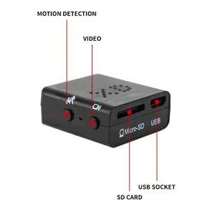 Mini Videocámara de Seguridad para el Hogar con Visión Nocturna, Cámara de Grabación de Video Portátil, Cámara para Niñera, Compresión H.264, Red 4G - Product Image 2