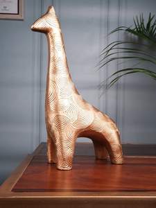 Decorative Reindeer Sculpture Handcrafts <b>Rose</b> <b>Gold</b> Deer Sculpture <b>Christmas</b> Home <b>Decoration</b> Animal Sculpture Metal Crafts - Product Image 4