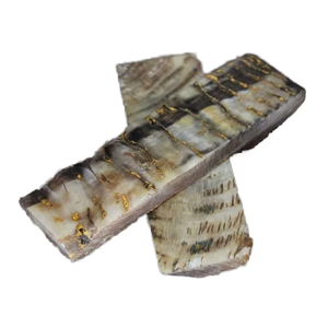 Handmade Natural Shofar Horn <b>Knife</b> Handle Blank <b>Carved</b> Portable Ram Horn Scales Art & Collectible for <b>Knife</b> Making - Product Image 1