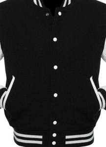 Veste universitaire en toile de haute qualité fabriquée par un fabricant OEM, unisexe, broderie en chenille, manches en lin, personnalisable, style baseball, lettreman - Product Image 5