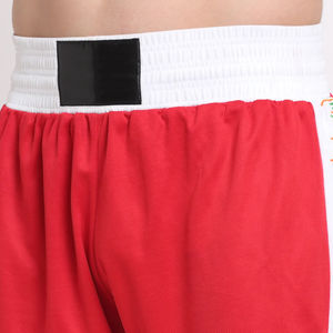 Uniforme de boxe de haute qualité 100% polyester Ensembles courts pour adultes Durables Séchage rapide Léger Respirant Logo frontal personnalisable - Product Image 6