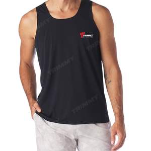 Wholesale Custom logo Cotton Running Singlet Muscle Athletic Shirts <b>Sleeveless</b> Fitness Wear Workout Men Gym Tank <b>Top</b> for Men - Product Image 4