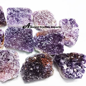 พลอยอเมทิสต์ผู้ถือคลัสเตอร์อะเมทิสต์ธรรมชาติ100% กลุ่มจากผู้ส่งออกอินเดียจากการส่งออกผลึกอะมาไมรา - Product Image 1