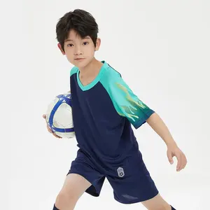 Uniforme de fútbol para niños, camisetas de fútbol de secado rápido para niños, camisetas de uniforme de fútbol transpirables para niños - Product Image 3
