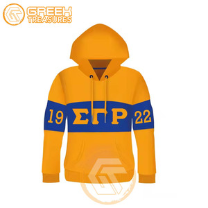 Sigma Gamma Rho personnalisé sweat à capuche brodé en molleton de coton sororité pull de haute qualité vêtements grecs sweats à capuche pour femmes - Product Image 5