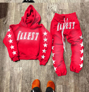 Conjunto de Sudadera y Pantalones Deportivos Personalizados 2025, Ropa Urbana, Impresión Serigrafiada Decolorada al Sol, Lavado Ácido, Chándal para Hombre, Servicio OEM - Product Image 5