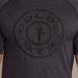 <b>Mens</b> Loose Training T-<b>Shirt</b> Kurt - Black Breathable Quick-Drying Sustainable Activewear Eco-Friendly Gym <b>Shirt</b> <b>Golds</b> Gym Apparel - Product Image 5