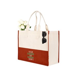 Elite <b>Medium</b> Cotton Tote <b>Bag</b> Customizable 100% Cotton Tote for Beach Wedding & Everyday Use PP Material Letter Pattern - Product Image 3
