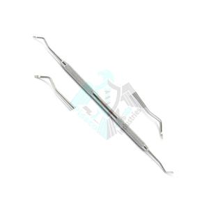 Emballeur de cordon gingival dentaire 3 pièces avec dentelure Placement du cordon atraumatique en acier inoxydable - Product Image 5