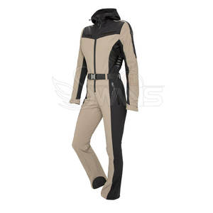 Combinaison de ski à capuche de qualité supérieure pour femmes, imperméable 10 000 mm, respirante, séchage rapide, matière polyester, best-seller en stock - Product Image 1
