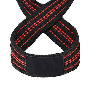 2024 Vente en gros OEM Logo personnalisé Sangles de levage de gymnastique Figure 8 Meilleur vendeur Gym Fitness Workout Heavy Duty Figure Huit sangles - Product Image 5