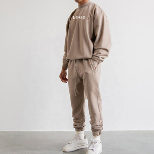 Ensembles de pantalons de jogging et sweat à capuche personnalisés Fabricant de survêtements de sport coupe-vent Ensemble de sweats à capuche et de pantalons de survêtement unis sur mesure - Product Image 1