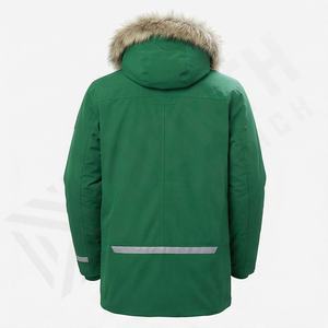 Chaqueta de Felpa de Color Sólido Personalizada para Hombre, Chaqueta de Primavera y Otoño, Elegante, Cómoda, Informal, Parka Térmica Aislada, Cortavientos, para Nieve - Product Image 2