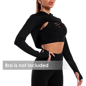 Ensemble de yoga sans couture pour femmes leggings d'entraînement de gymnastique et soutien-gorge taille haute entraînement de fitness vêtements de sport respirants - Product Image 3