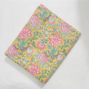 ชุดเดรสผ้าพิมพ์ลายดอกไม้ jaipuri ทันสมัยทำจากไม้พิมพ์ลายดอกไม้ - Product Image 4