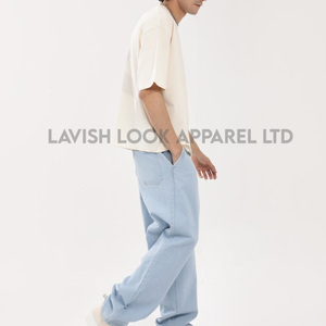 Nouveau T-shirt à manches longues pour homme en coton 100% coupe classique confortable doux de haute qualité unisexe personnalisé respirant à l'avant - Product Image 6