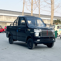 Mini véhicule électrique à quatre roues de fabrication chinoise, 60V, haute puissance, 2026 RWD - Transmission automatique, sièges en cuir et intérieur lumineux, pick-up