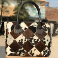 Bolsos de Mano de Cuero Vacuno con Logotipo Impreso Personalizado de Alta Calidad, Diseño Personalizado al por Mayor, Dos Asas, Impermeables y Transpirables