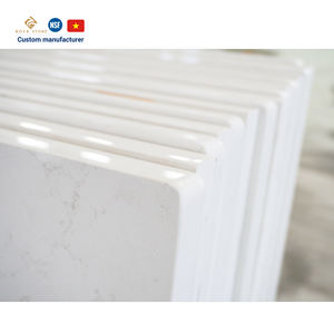 Design d'intérieur de luxe Resorts Villia Projects United Piece Dalle Sans Soudure Fabriquée Artificielle Quartz Stone Kitchen Island Tops - Product Image 1