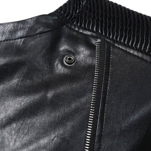 Chaqueta de moda de cuero de Color marrón para hombre, nueva chaqueta de cuero genuino para hombre de otoño, chaqueta de moda de Cuero 100% de la mejor calidad - Product Image 5